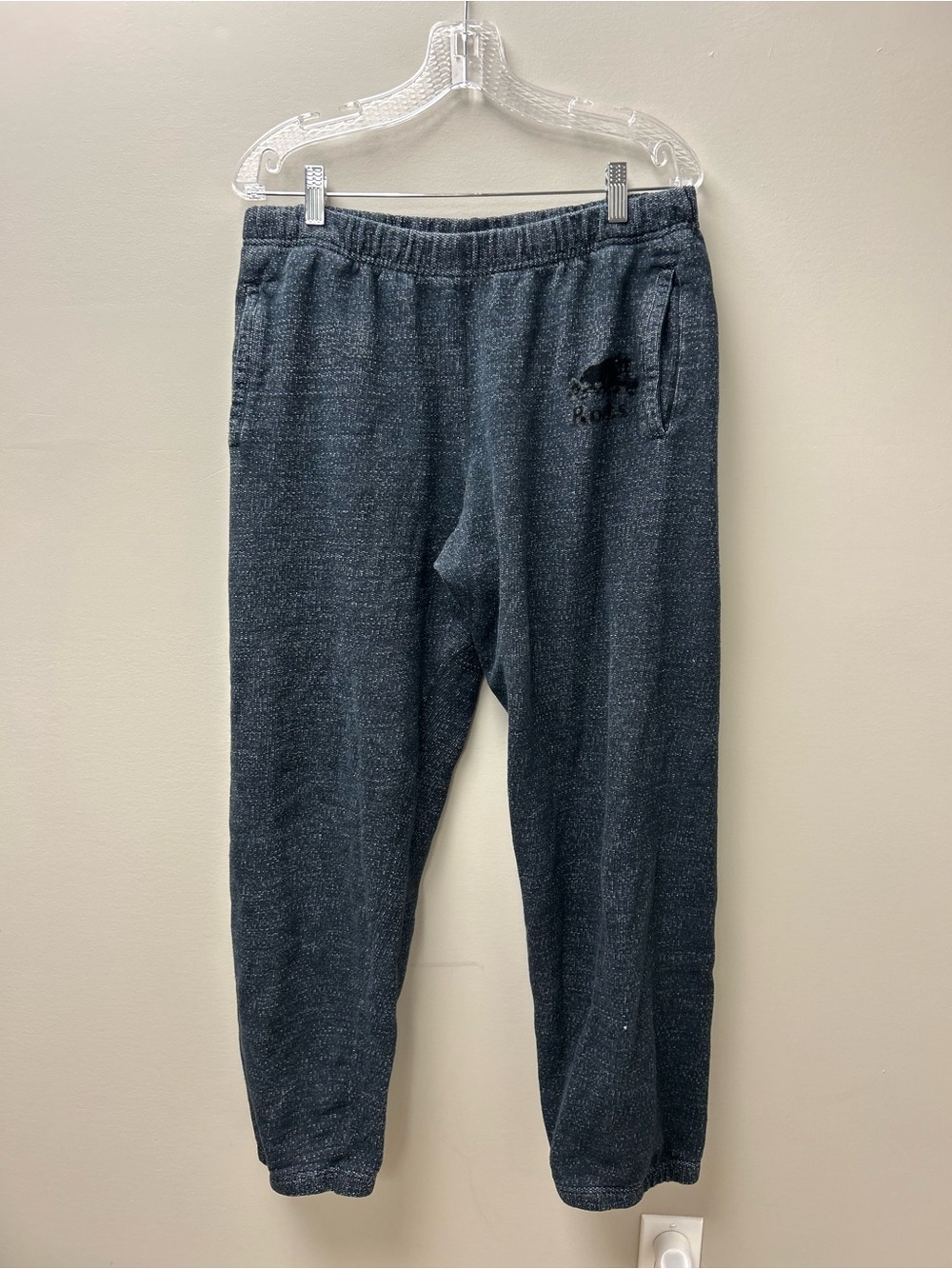 Roots Original Men’s Black Salt & Pepper Sweatpants